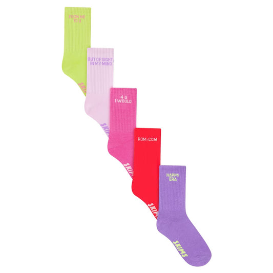 Skims Ribbed Crew Sock 5-Pack