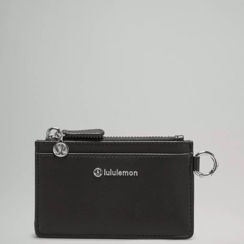 Lululemon Cactus Material Card Case/ Black