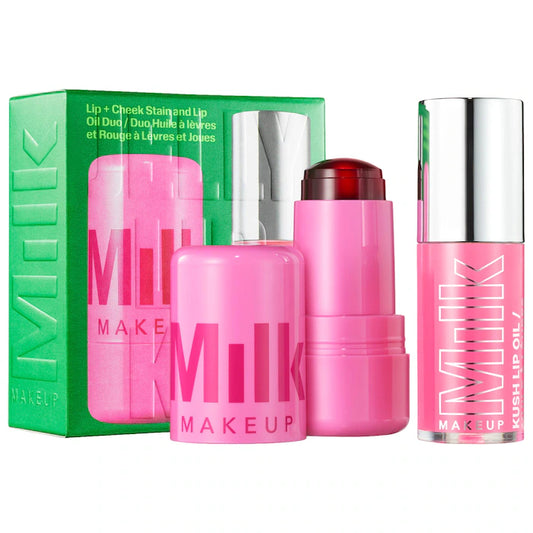 Milk The Jelly Lip Kit: Lip + Cheek Stain & Lip Oil Duo