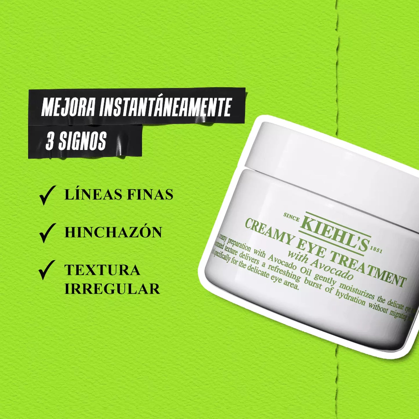 Kiehl's Creamy Eye Treatment with Avocado/ Contorno de Ojos