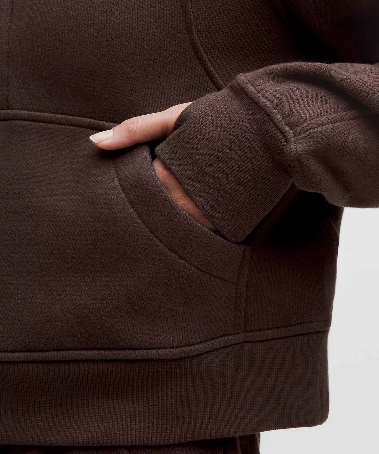 Lululemon Scuba Oversized Half-Zip Hoodie Espresso