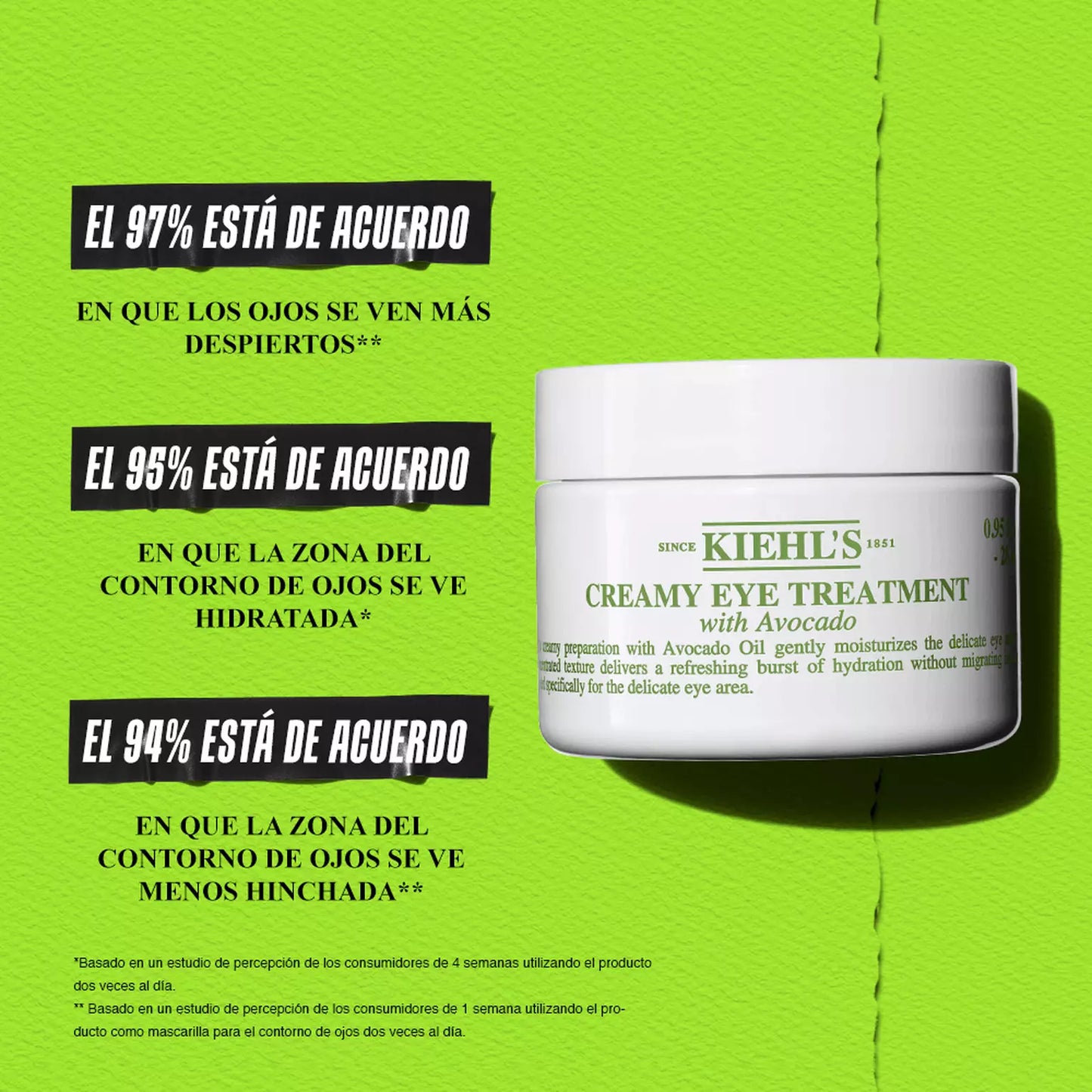 Kiehl's Creamy Eye Treatment with Avocado/ Contorno de Ojos