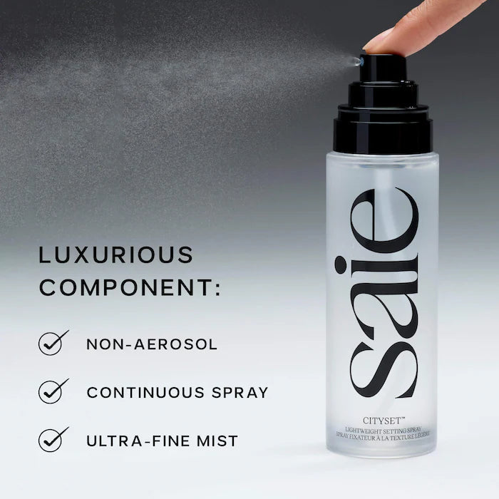 Saie CitySet™ Lightweight Hydrating Setting Spray with 16-Hour Wear