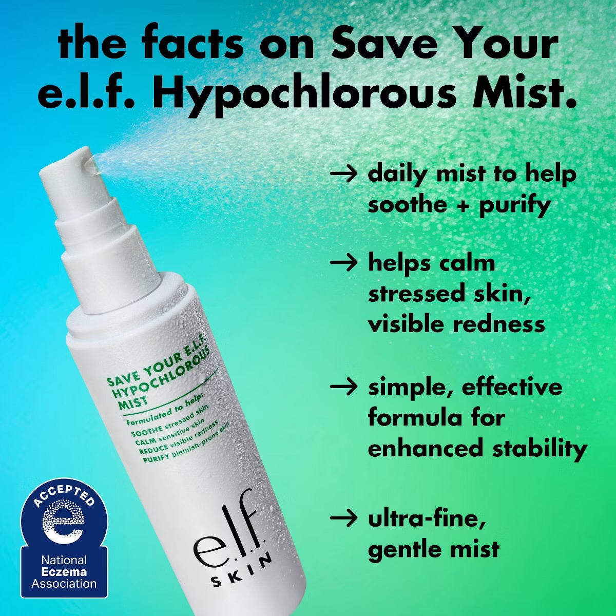 Elf Save Your Skin Hypochlorous Mist