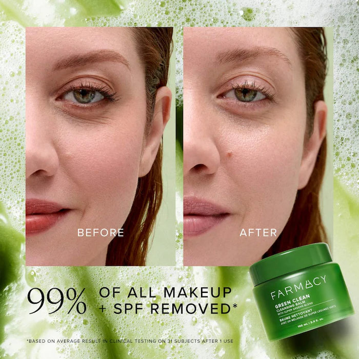 Farmacy Green Clean Makeup Removing Cleansing Balm 30ml