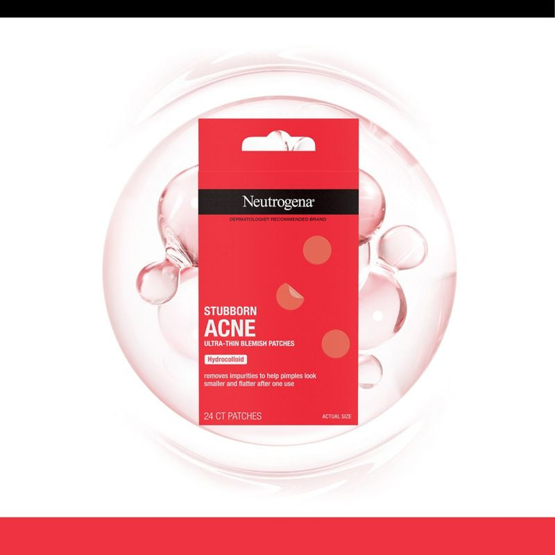 Neutrogena Stubborn Acne Patches - Ultra-Thin Hydrocolloid Spot Stickers