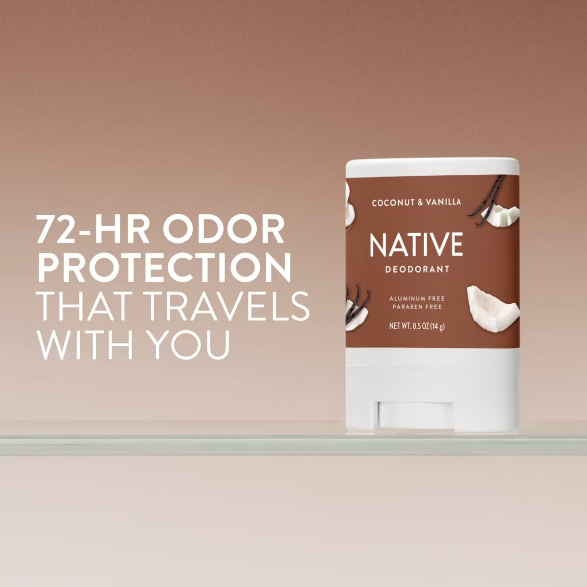 Native Aluminum Free Travel Size Deodorant - Coconut & Vanilla