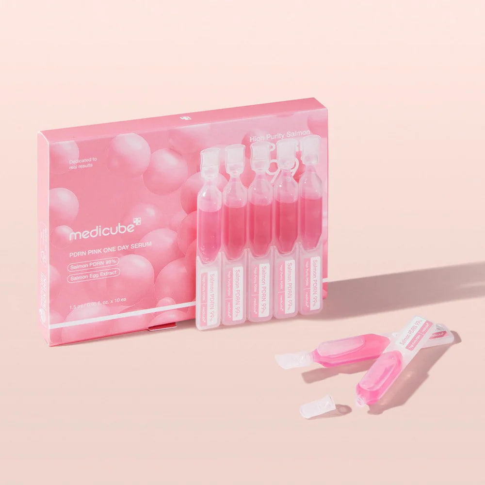 Medicube - PDRN Pink One Day Serum 10 PCS Ampolleta Hidratante Y Antiedad