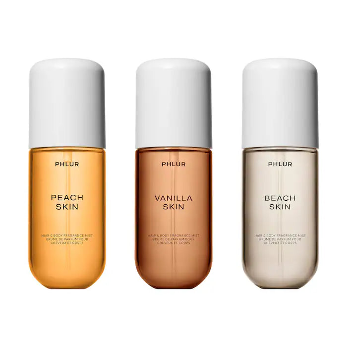 Phlur Paradise Skin Hair and Body Fragrance Mist Set