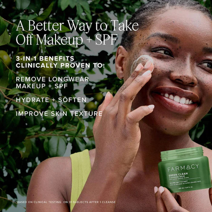 Farmacy Green Clean Makeup Removing Cleansing Balm 30ml