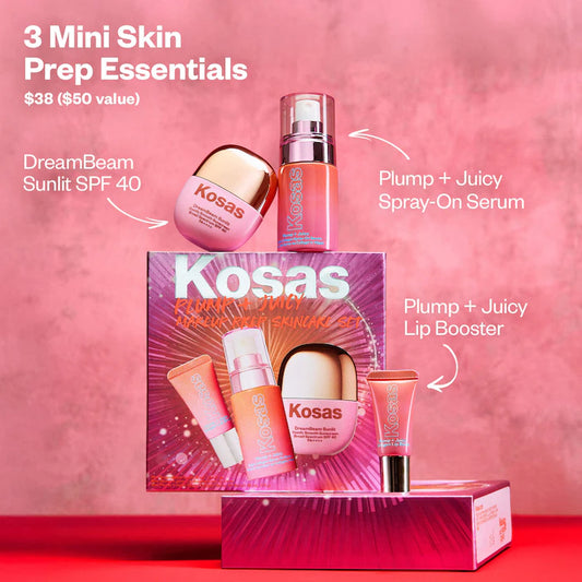 Kosas Plump + Juicy Makeup Prep Skincare Set