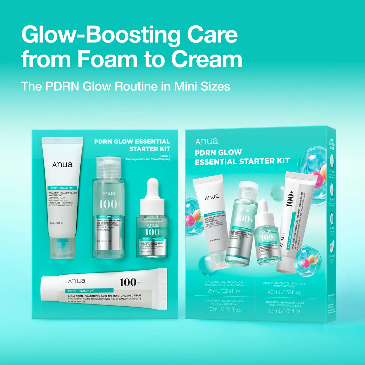 Anua Salmon Dna Pdrn Glow Essential Starter Kit
