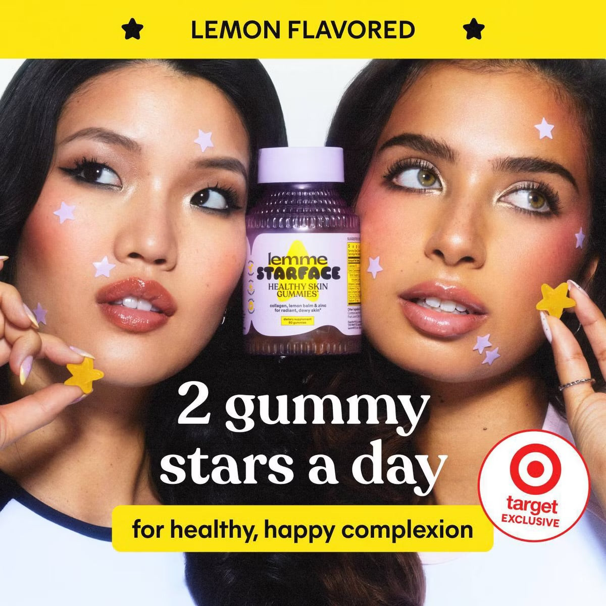 Lemme Starface Healthy Skin Gummies - Lemon Flavored