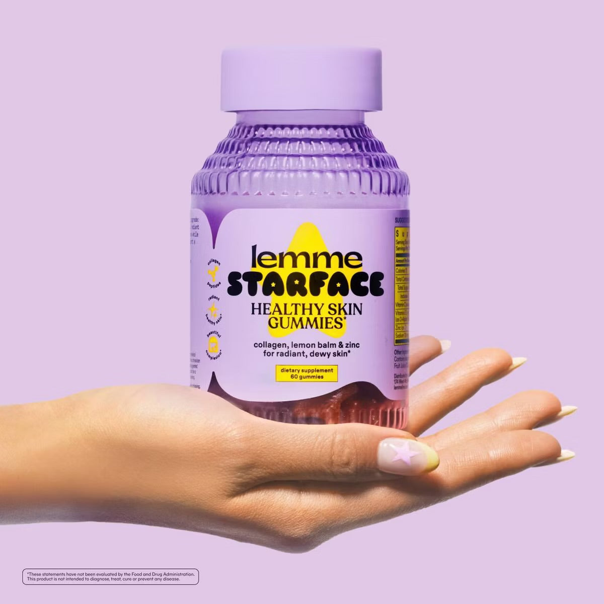 Lemme Starface Healthy Skin Gummies - Lemon Flavored