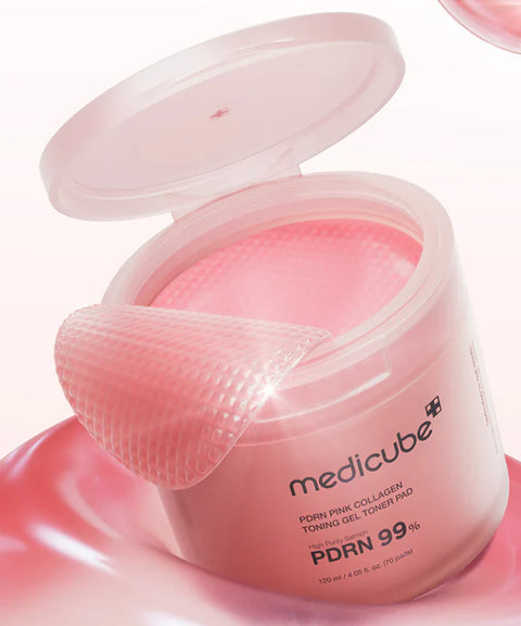 Medicube PDRN Pink Collegan Toning Gel Tóner Pad