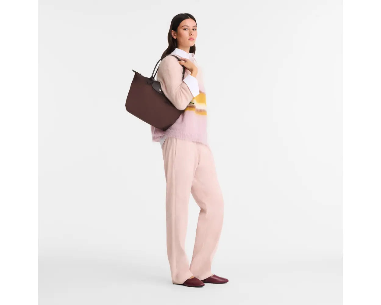 Longchamp Le Pliage Mocha Talla M