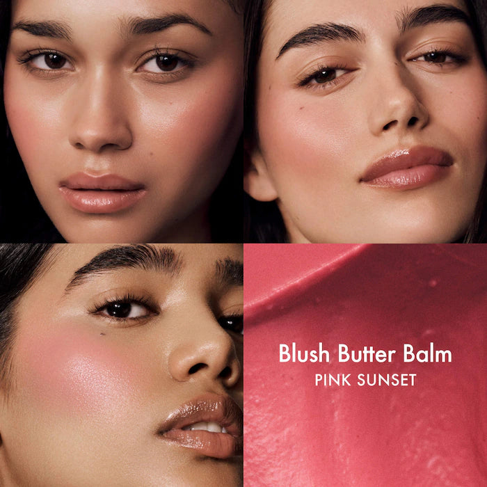 Summer Fridays The Dewy Pink Set with mini Lip Butter Balm in Pink Sugar