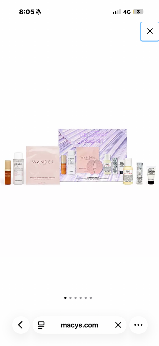 Macys Travel Ready Set