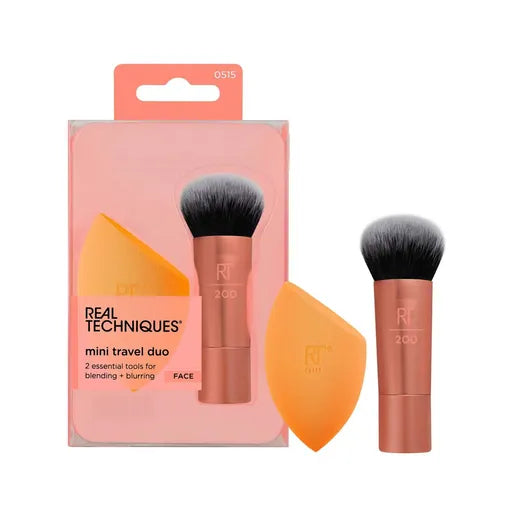 Real Techniques Mini travel duo (face brush + complexion sponge)